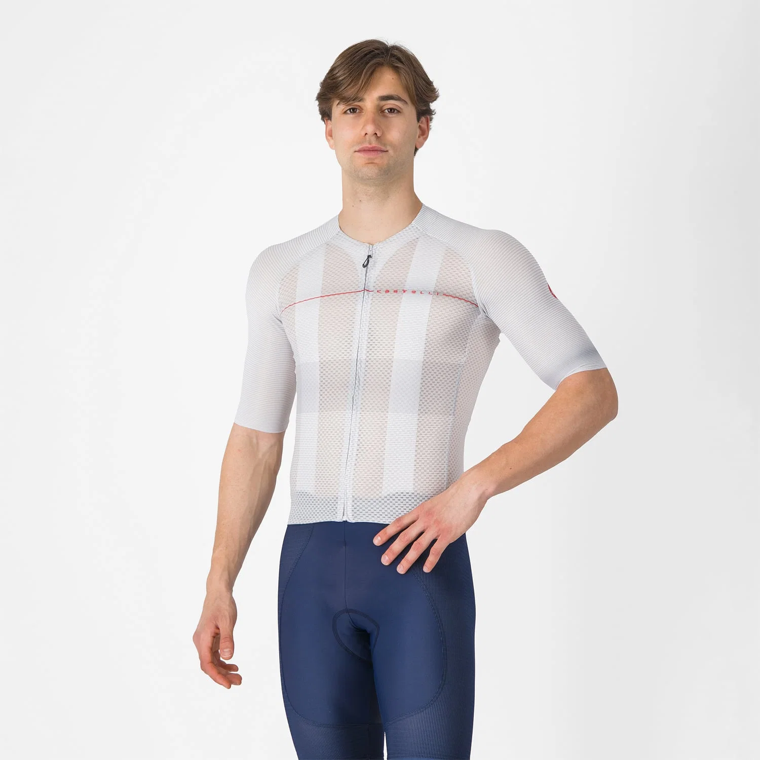 Koszulka z krótkim rękawem CASTELLI CLIMBER'S A/C szara - Image 3