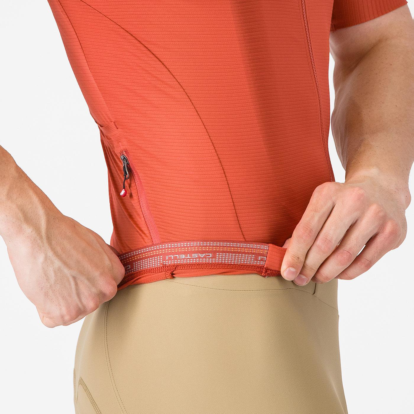 Koszulka z krótkim rękawem CASTELLI ESPRESSO 2 Paprika Jersey - Image 6
