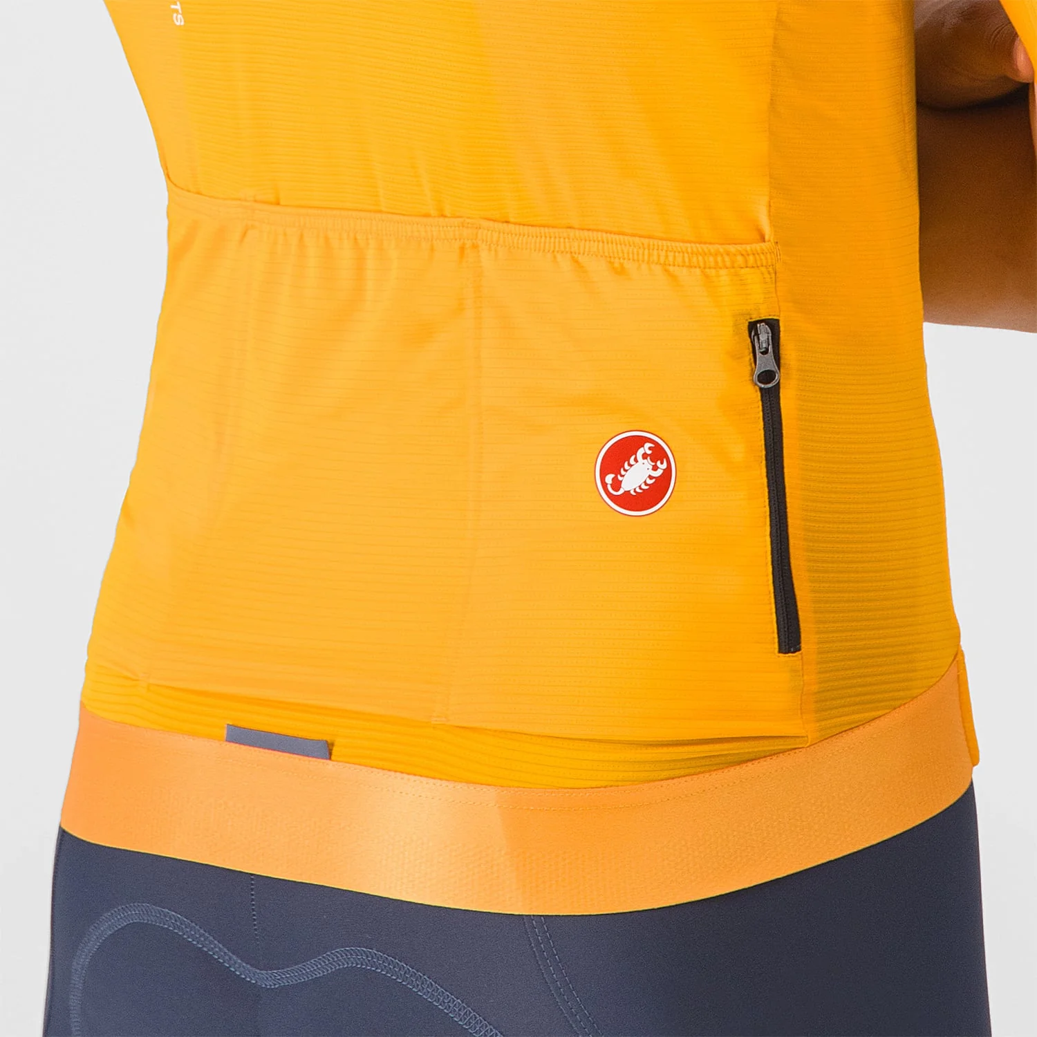 Koszulka z krótkim rękawem CASTELLI ESPRESSO R--A/D pomarańczowa - Image 4