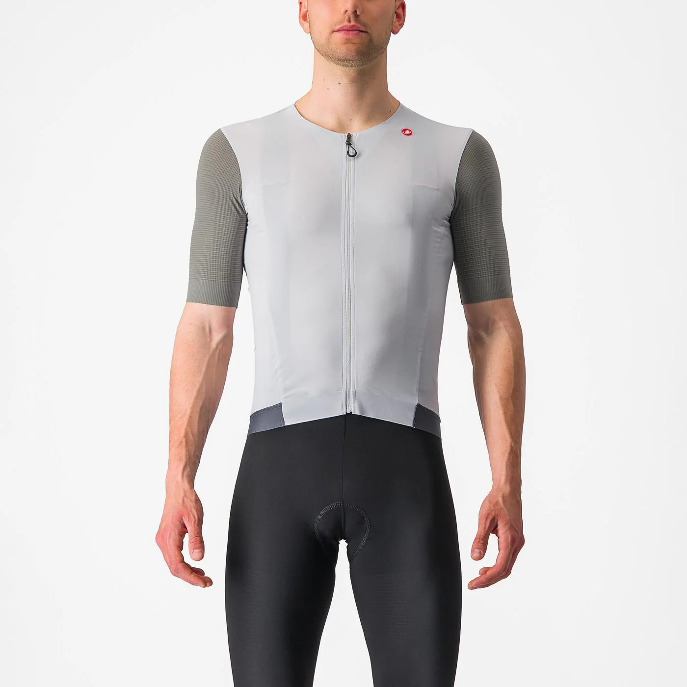 Koszulka z krótkim rękawem CASTELLI PREMIO biały/szary