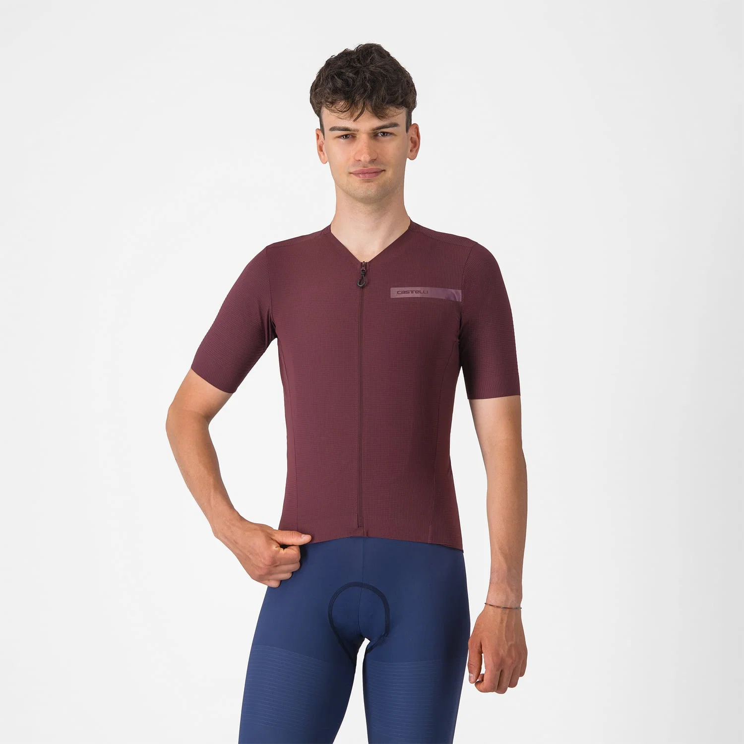 Koszulka z krótkim rękawem CASTELLI PREMIO EVO Bordeaux - Image 2