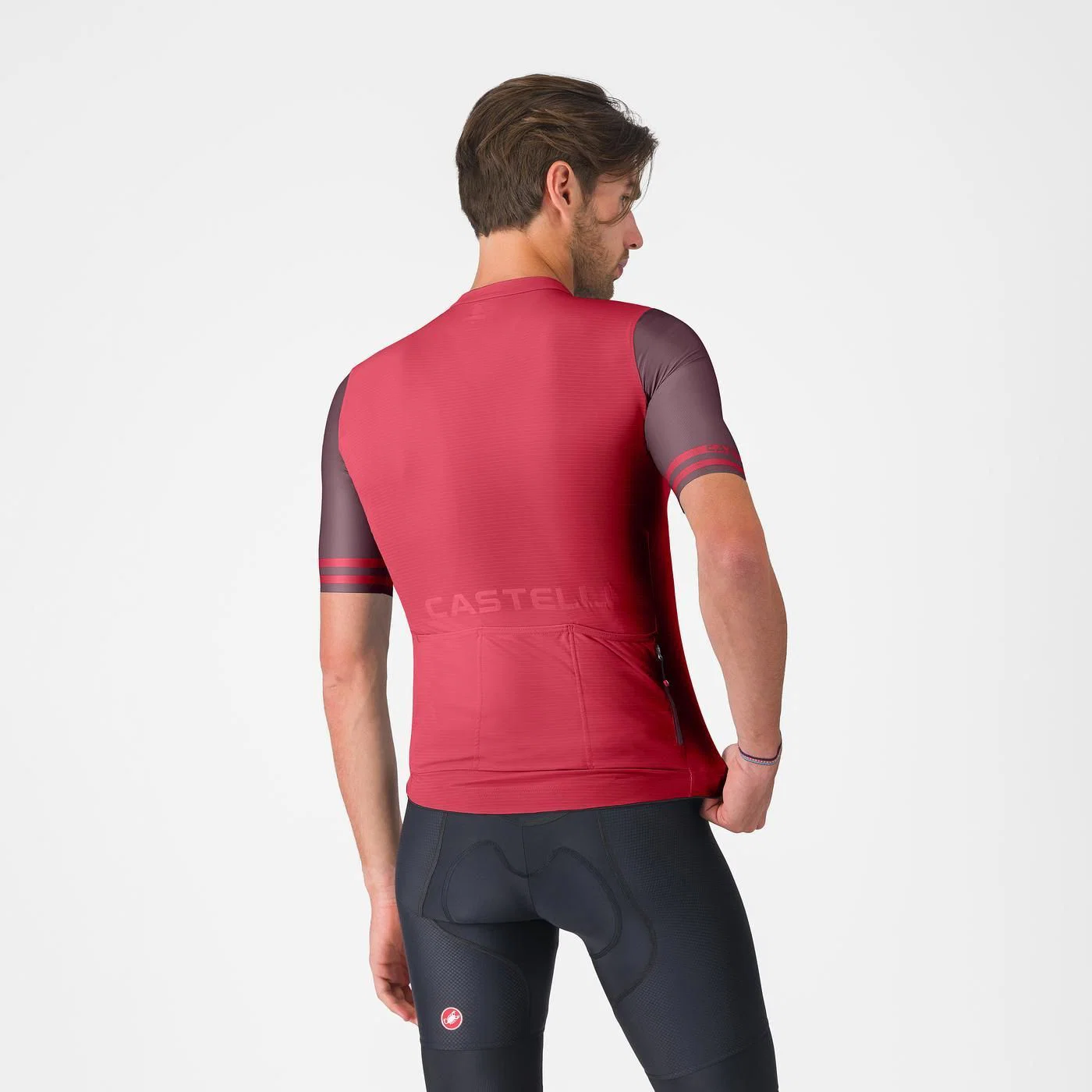 Koszulka z krótkim rękawem CASTELLI PROLOGO LITE 2 Bordeaux - Image 2