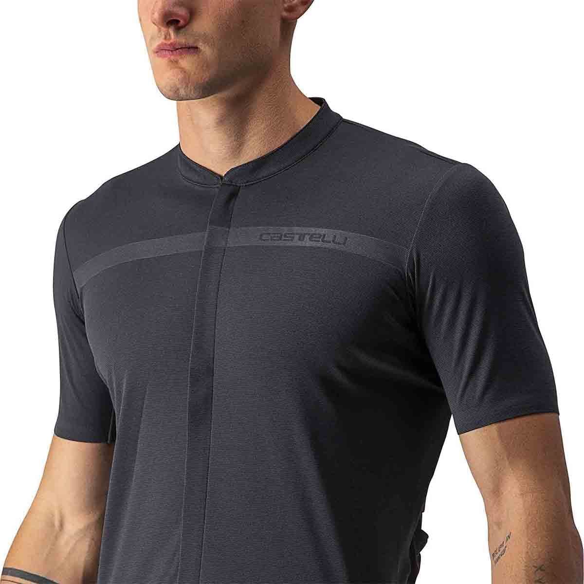 Koszulka z krótkim rękawem CASTELLI UNLIMITED ALLROAD szara - Image 2