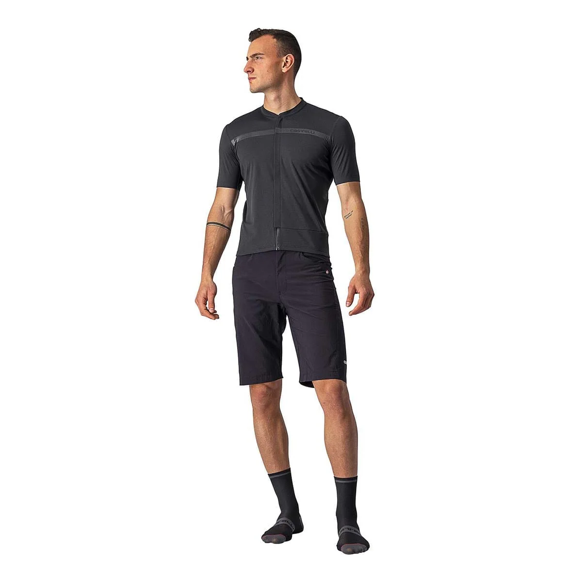 Koszulka z krótkim rękawem CASTELLI UNLIMITED ALLROAD szara - Image 5