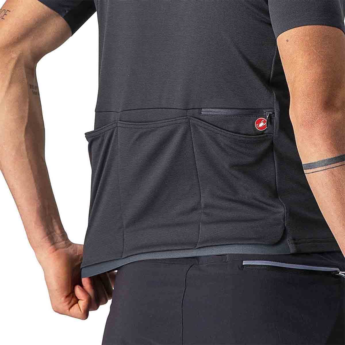 Koszulka z krótkim rękawem CASTELLI UNLIMITED ALLROAD szara - Image 8