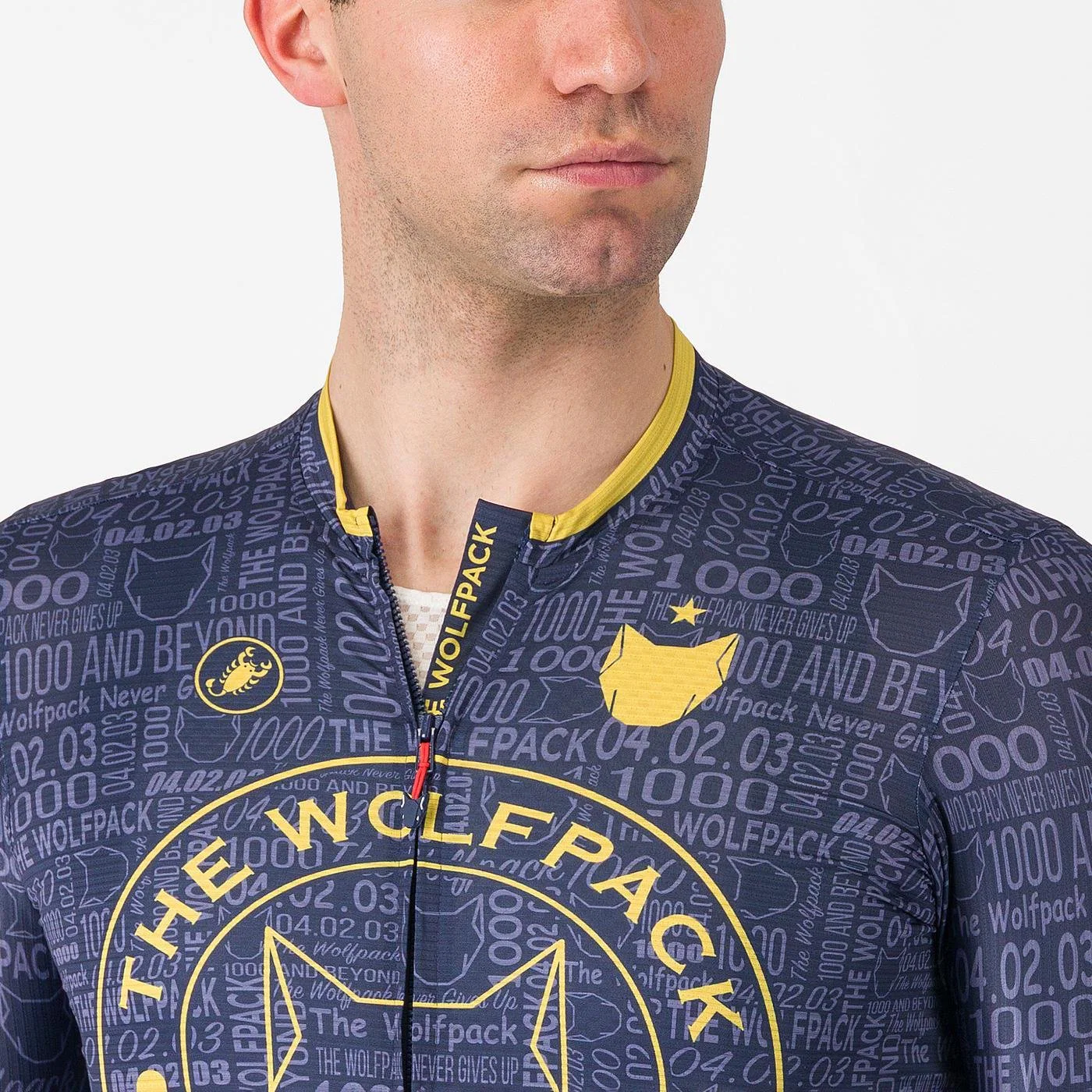 Koszulka z krótkim rękawem CASTELLI WOLFPACK 1000 VICTORY Navy - Image 3