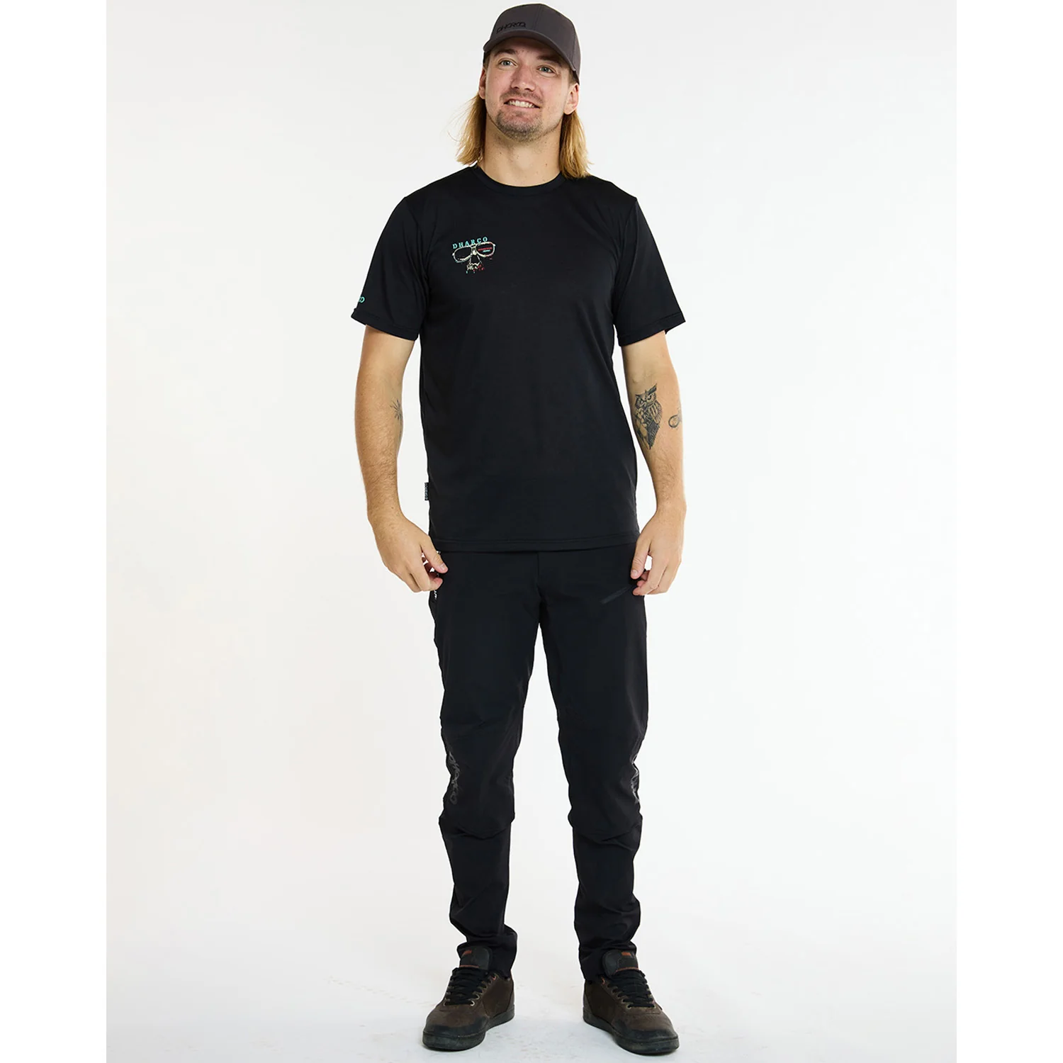 Koszulka z krótkim rękawem DHARCO TECH TEE EDDIE czarna - Image 4