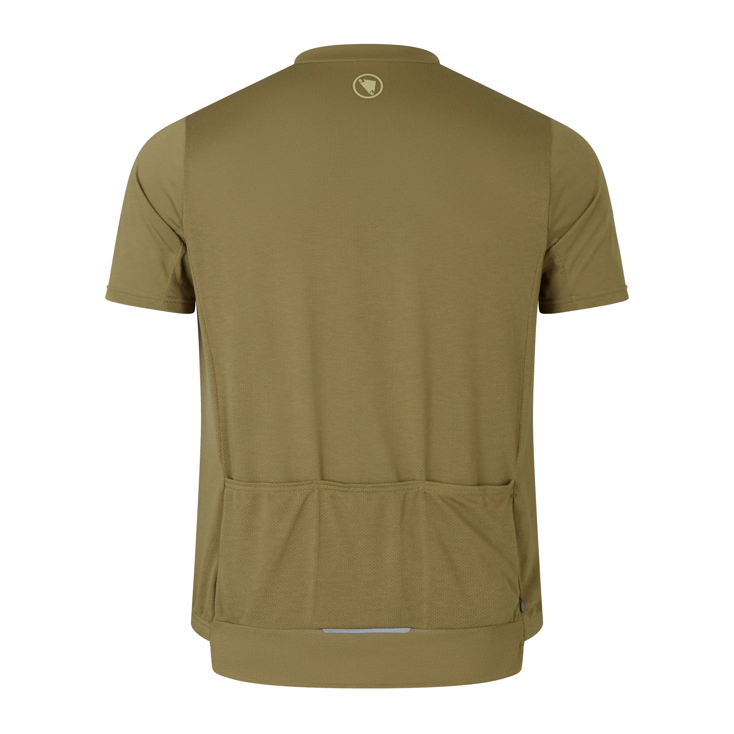 Koszulka z krótkim rękawem ENDURA LOOP ZIPPED Khaki - Image 2