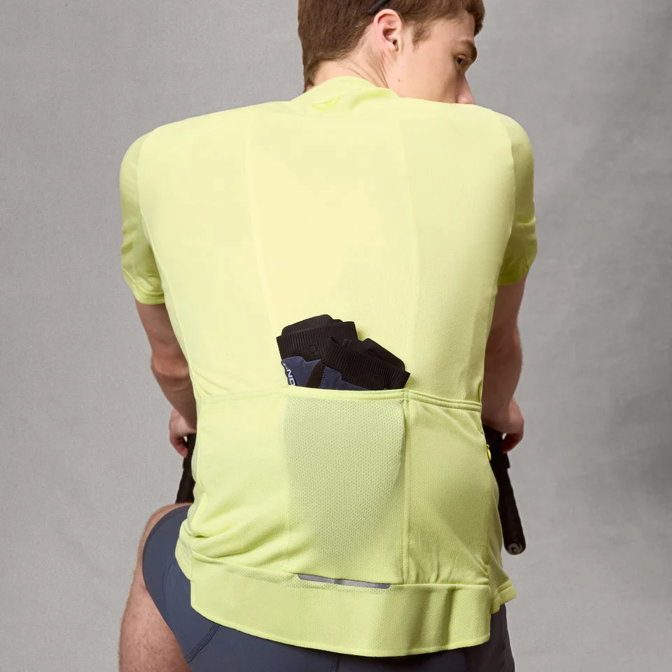 Koszulka z krótkim rękawem ENDURA LOOP ZIPPED Oilseed Jersey - Image 7