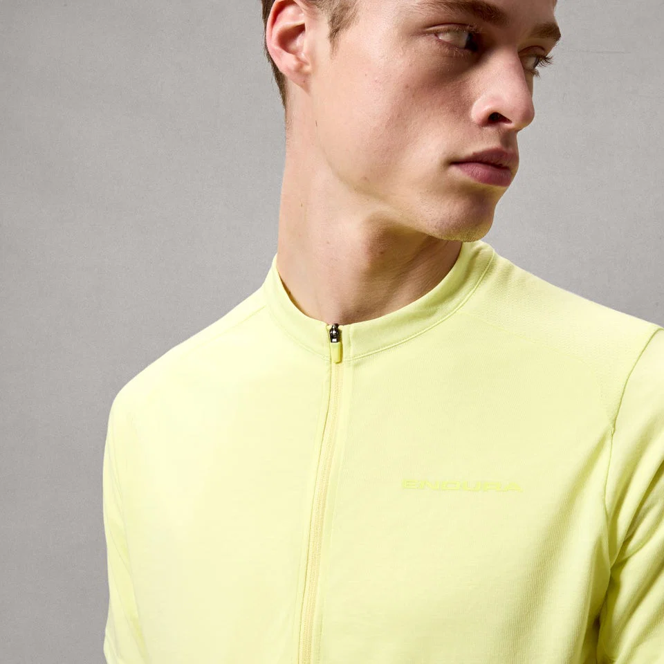 Koszulka z krótkim rękawem ENDURA LOOP ZIPPED Oilseed Jersey - Image 9