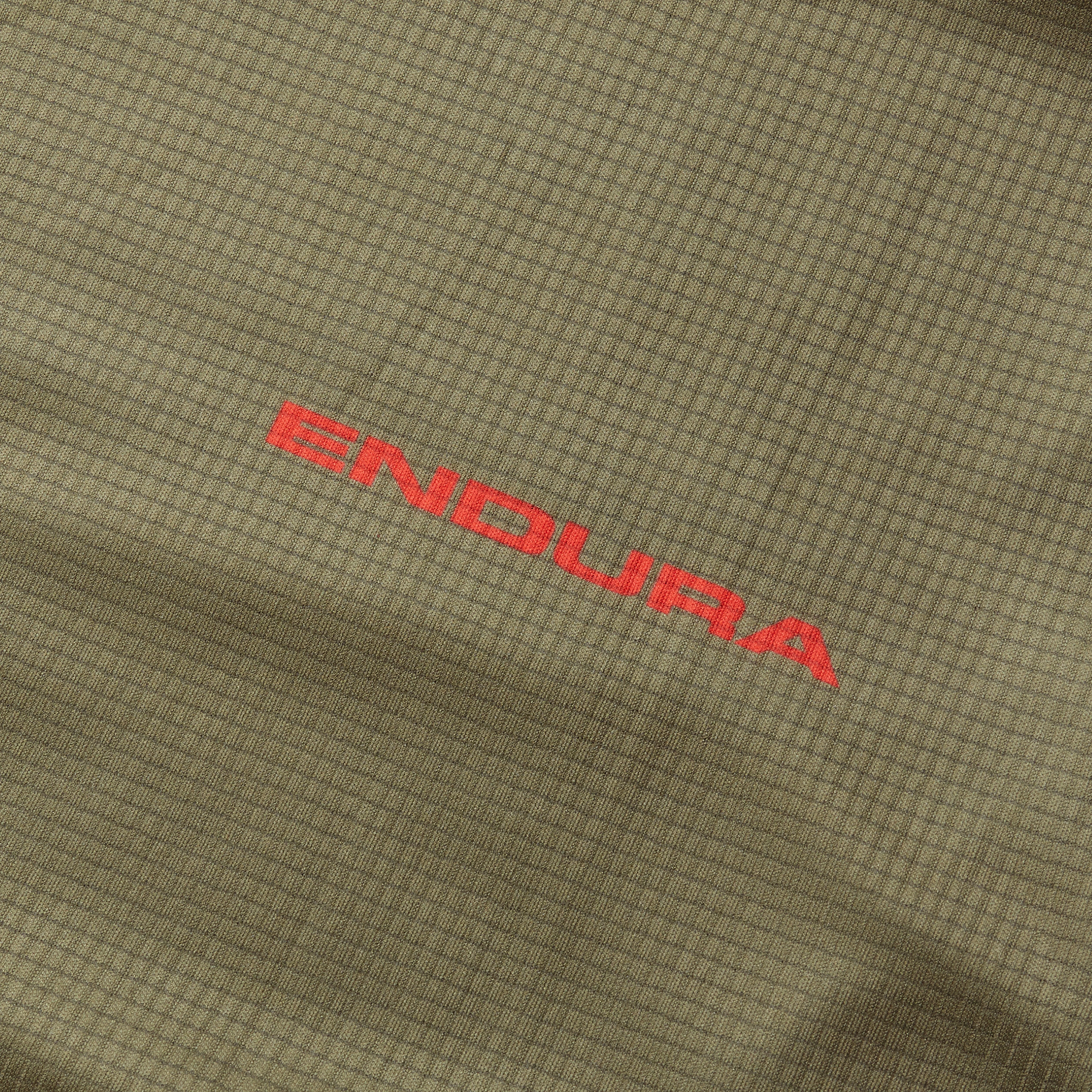 Koszulka z krótkim rękawem ENDURA SINGLETRACK CORE TEE II Khaki/Red - Image 3