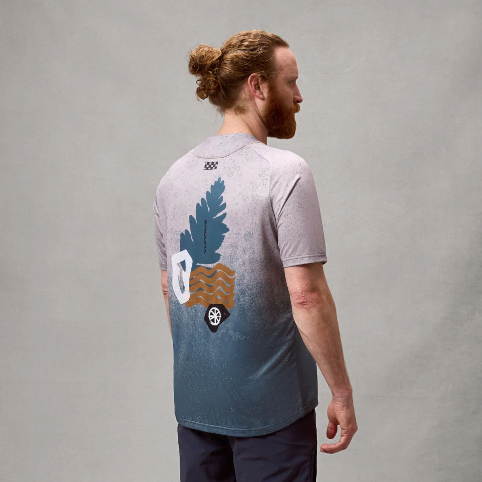Koszulka z krótkim rękawem ENDURA SINGLETRACK PRINT Titanium Jersey - Image 2