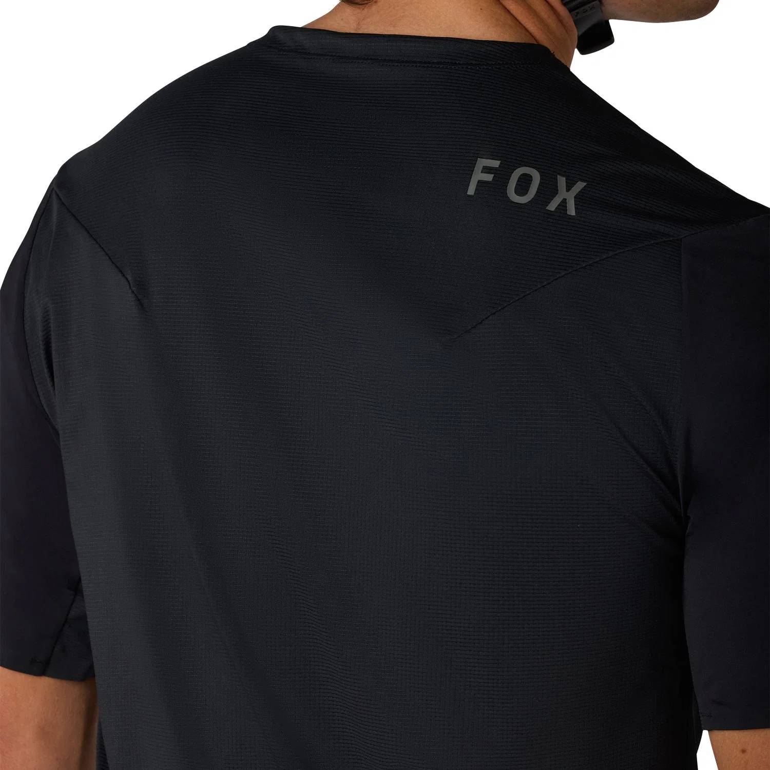 Koszulka z krótkim rękawem FOX FLEXAIR czarna - Image 4