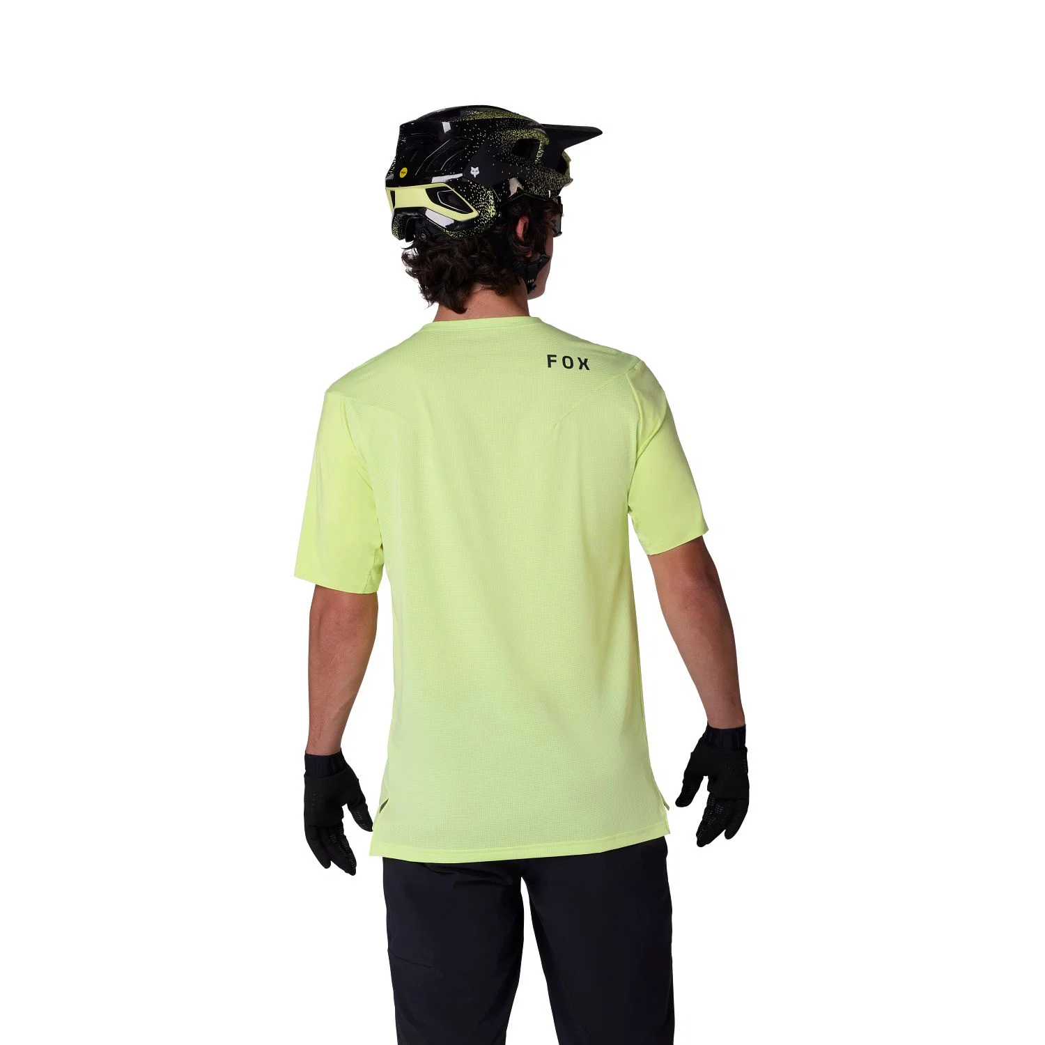 Koszulka z krótkim rękawem FOX FLEXAIR Lime - Image 6
