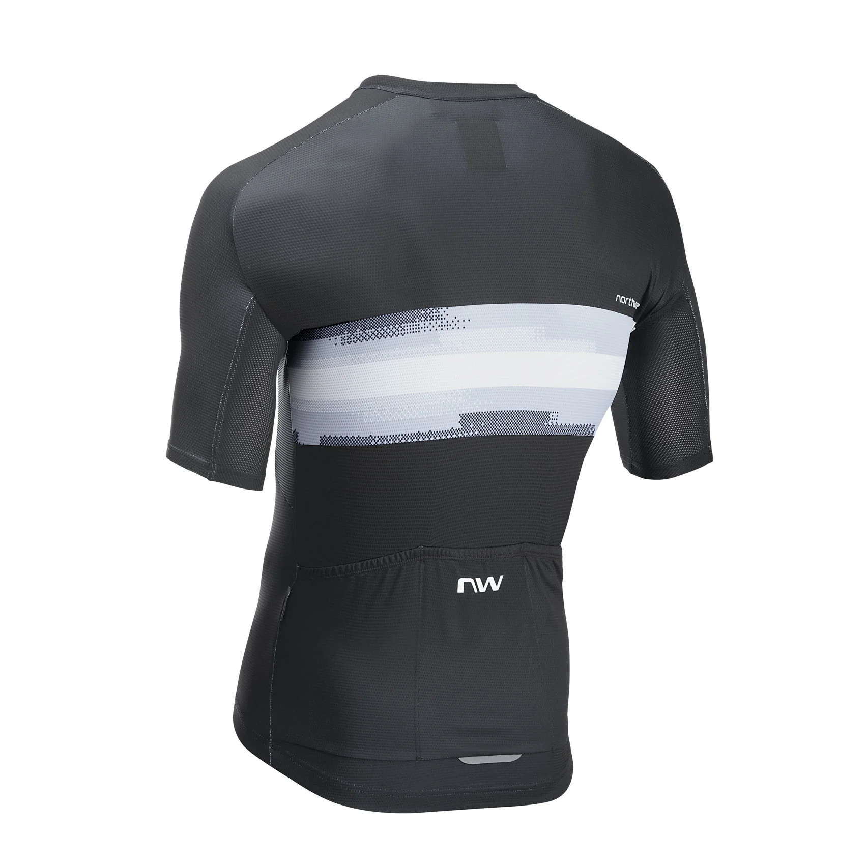Koszulka z krótkim rękawem NORTHWAVE FORCE EVO czarny/biały - Image 2