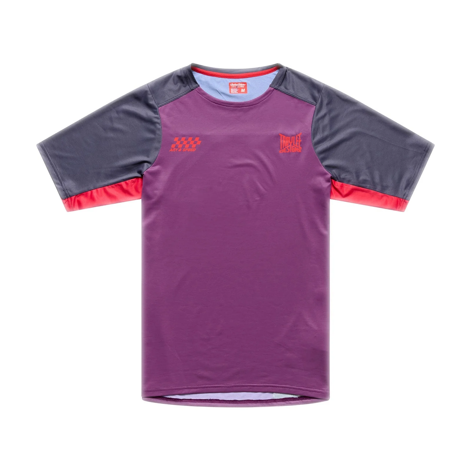 TROY LEE DESIGNS SKYLINE PRO FANGS ARMY Koszulka z krótkim rękawem Sangria