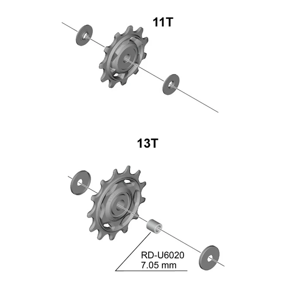 Przerzutka tylna SHIMANO RD-6020 10/11V