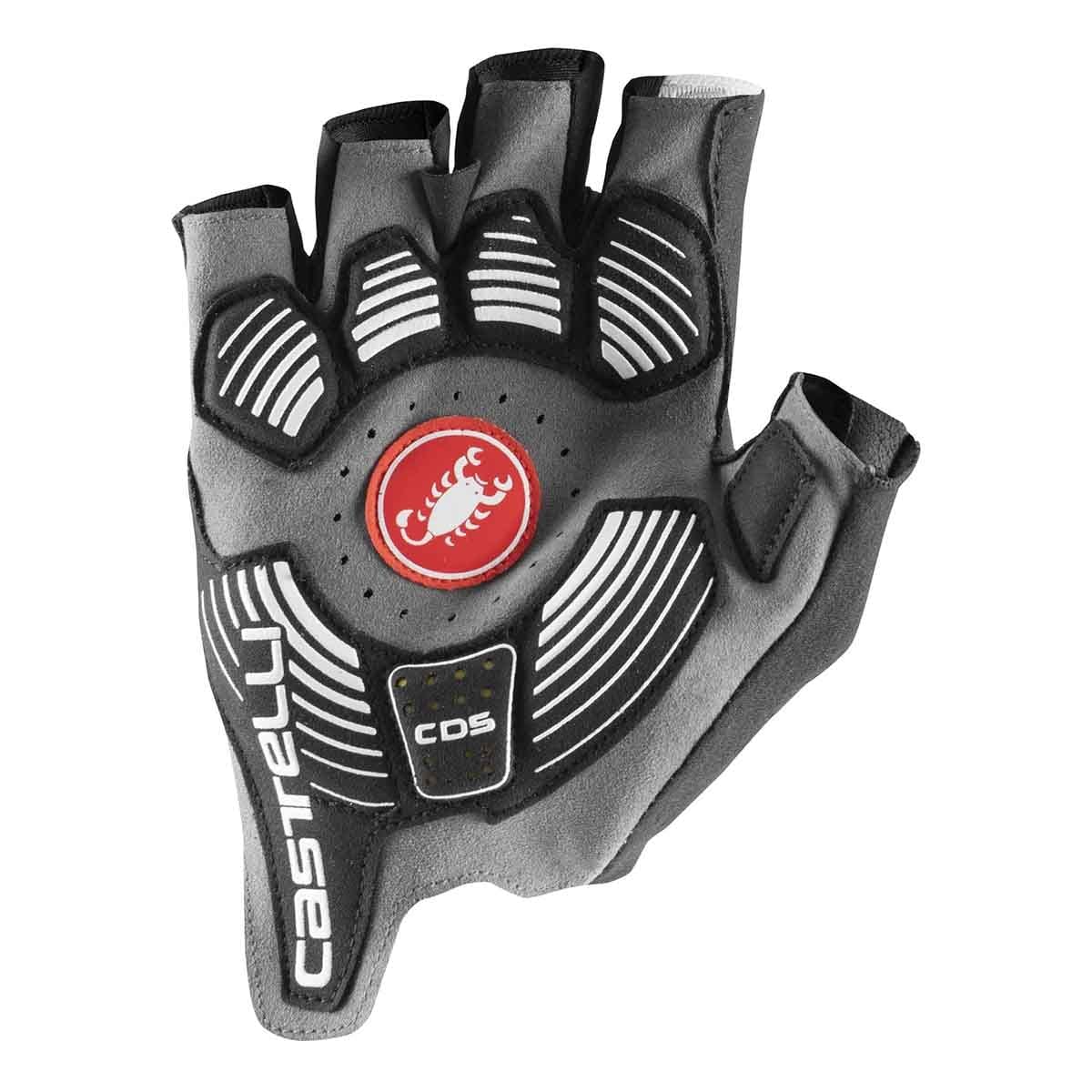 Krótkie rękawice CASTELLI ROSSO CORSA PRO V białe - Image 2