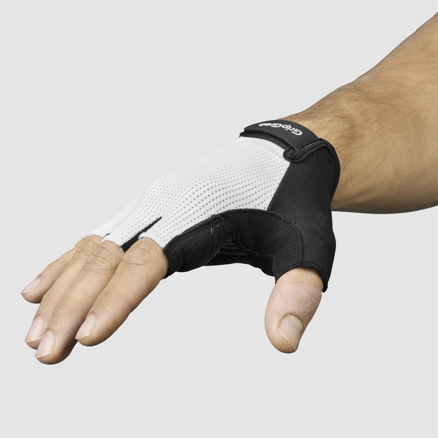 Krótkie rękawice GRIPGRAB EXPLR RC MAX białe - Image 8