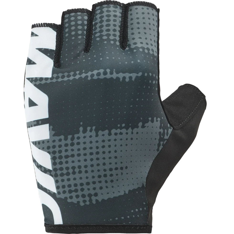 Krótkie rękawice MAVIC ESSENTIAL PADDED GRAPHIC czarne