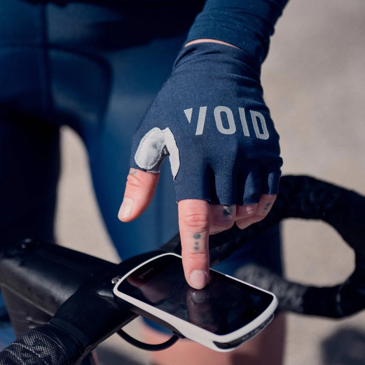 Krótkie rękawiczki VOID VELO Navy - Image 5