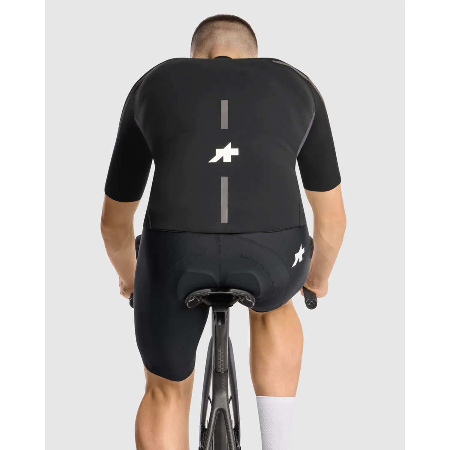 ASSOS EQUIPE R THERMO RAIN S11 Jersey z krótkim rękawem czarny - Image 6
