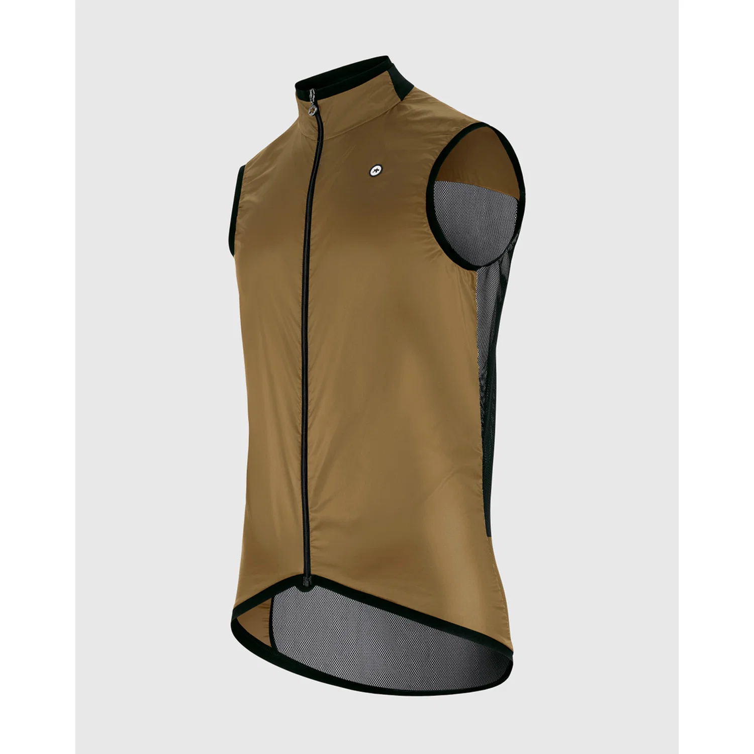 ASSOS MILLE GT WIND C2 brązowo-popielata kurtka bez rękawów - Image 2