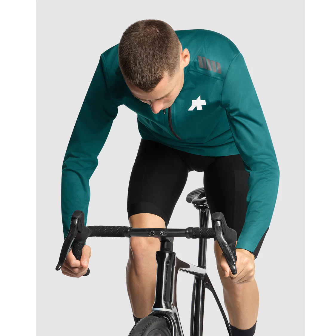 Kurtka ASSOS TACTICA RAIN T5 Foundation Green - Image 7