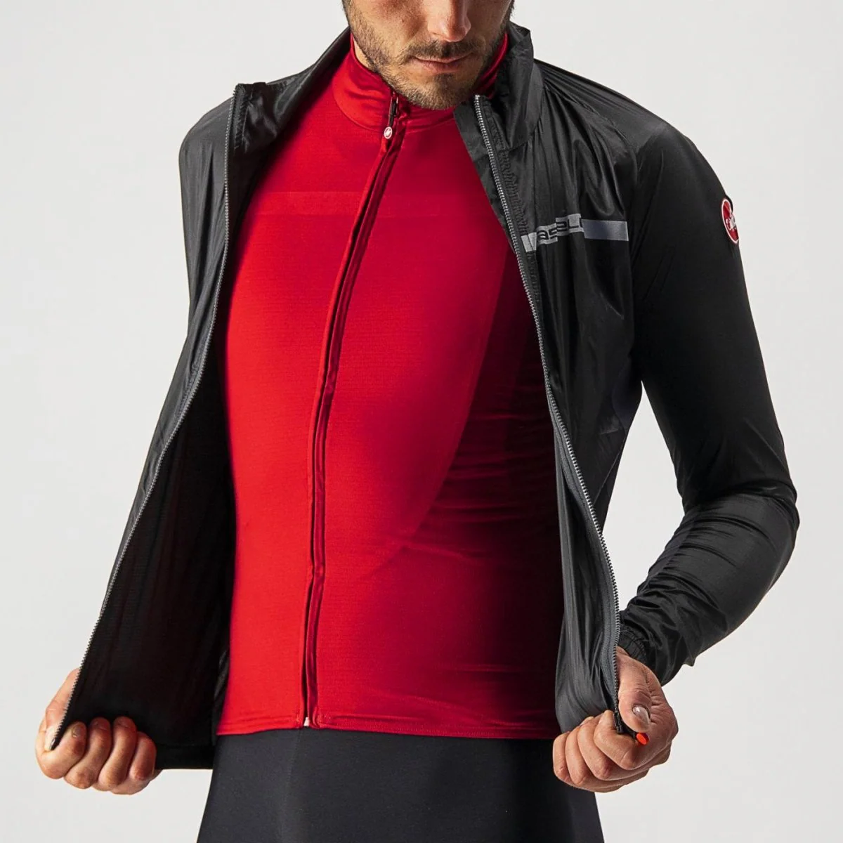 Kurtka CASTELLI SQUADRA STRETCH czarny/szary - Image 6