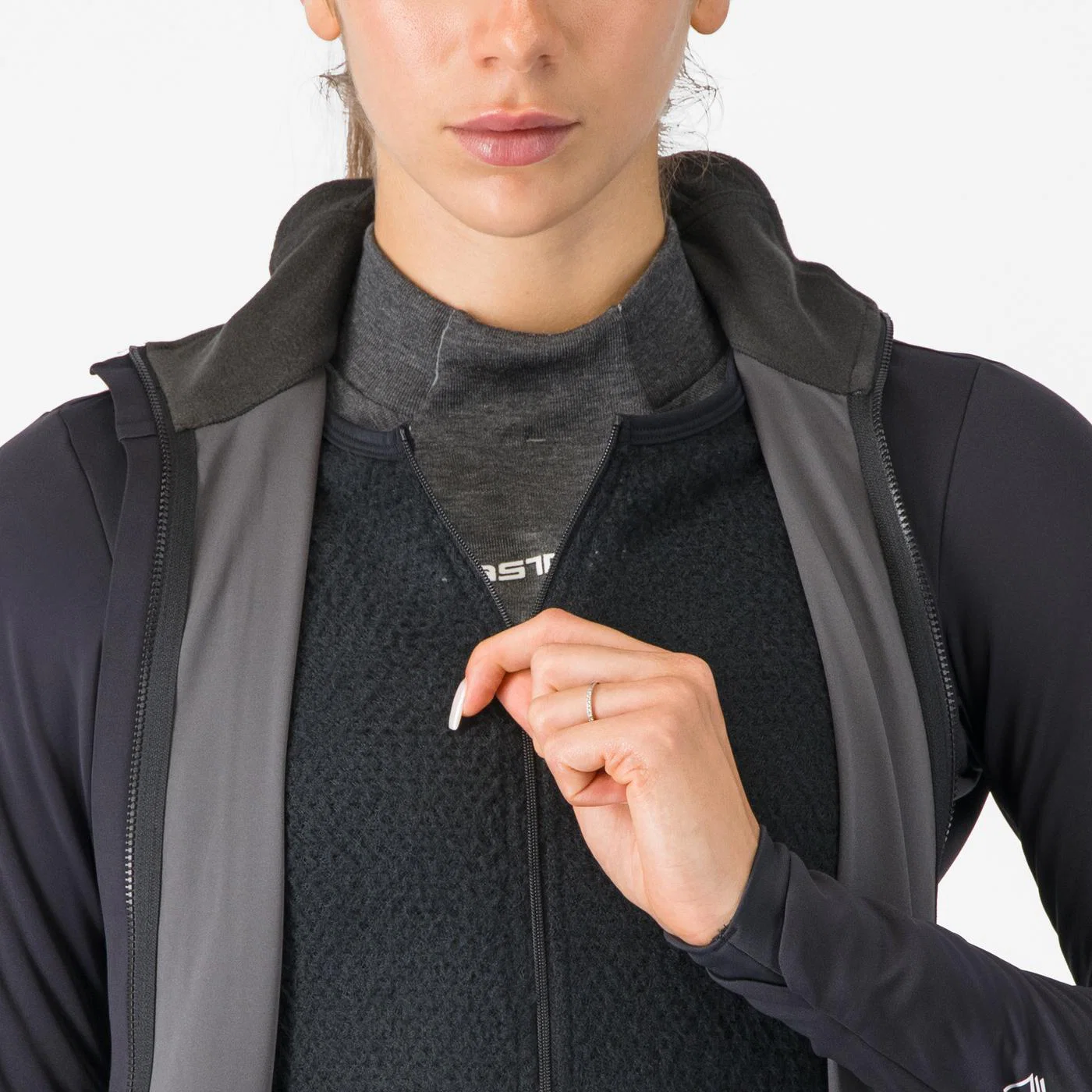 Kurtka damska CASTELLI ALPHA 150 czarna - Image 3