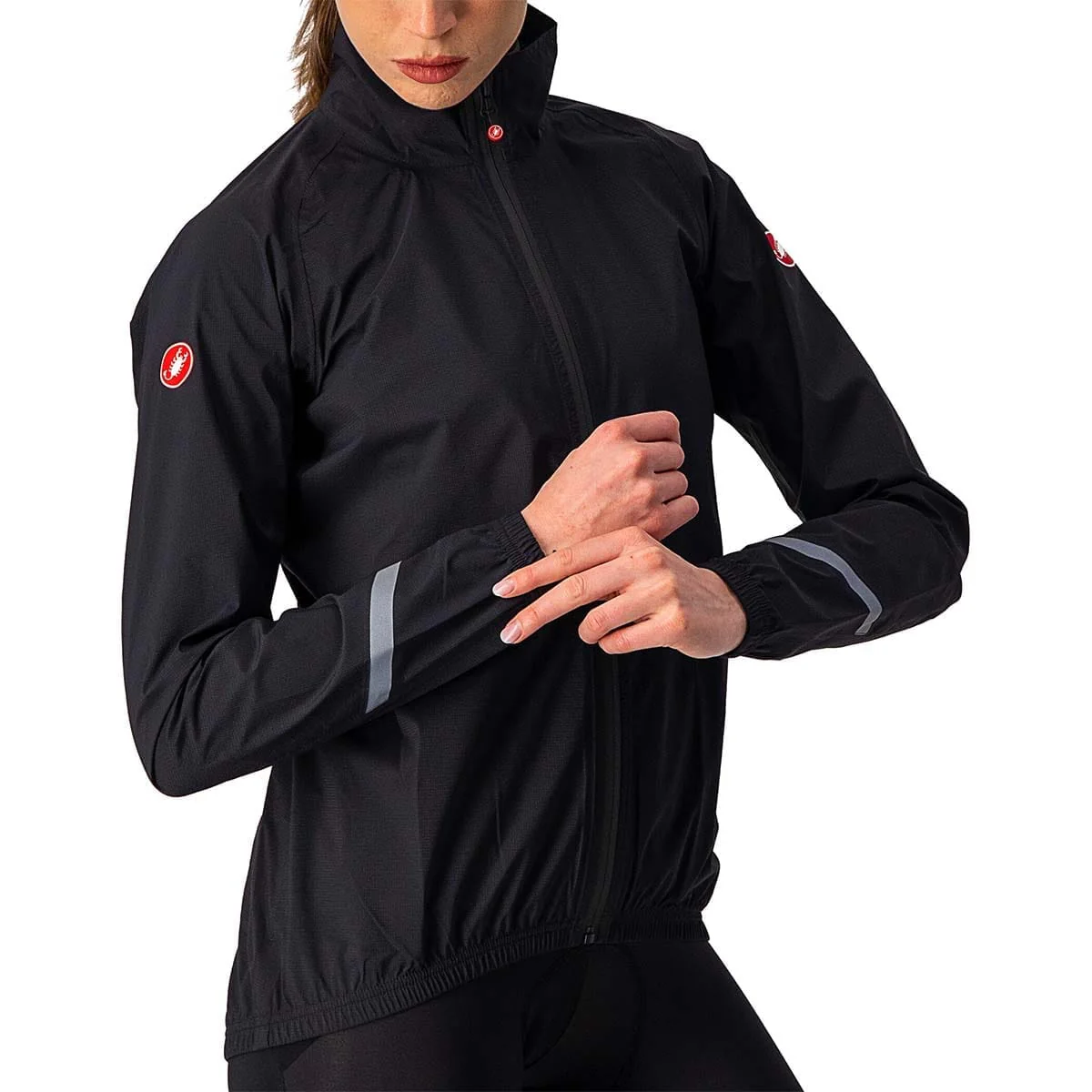 CASTELLI EMERGENCY 2 RAIN Jacket damska czarna - Image 3