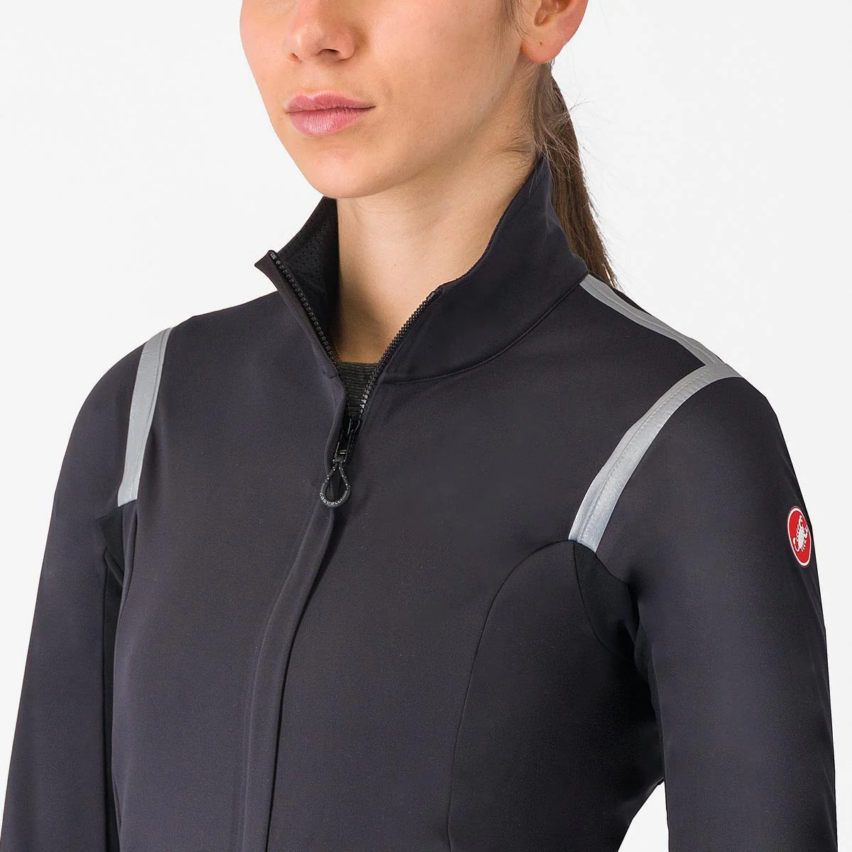 Kurtka damska CASTELLI PERFETTO RoS 3 Black/Noir Reflex - Image 3