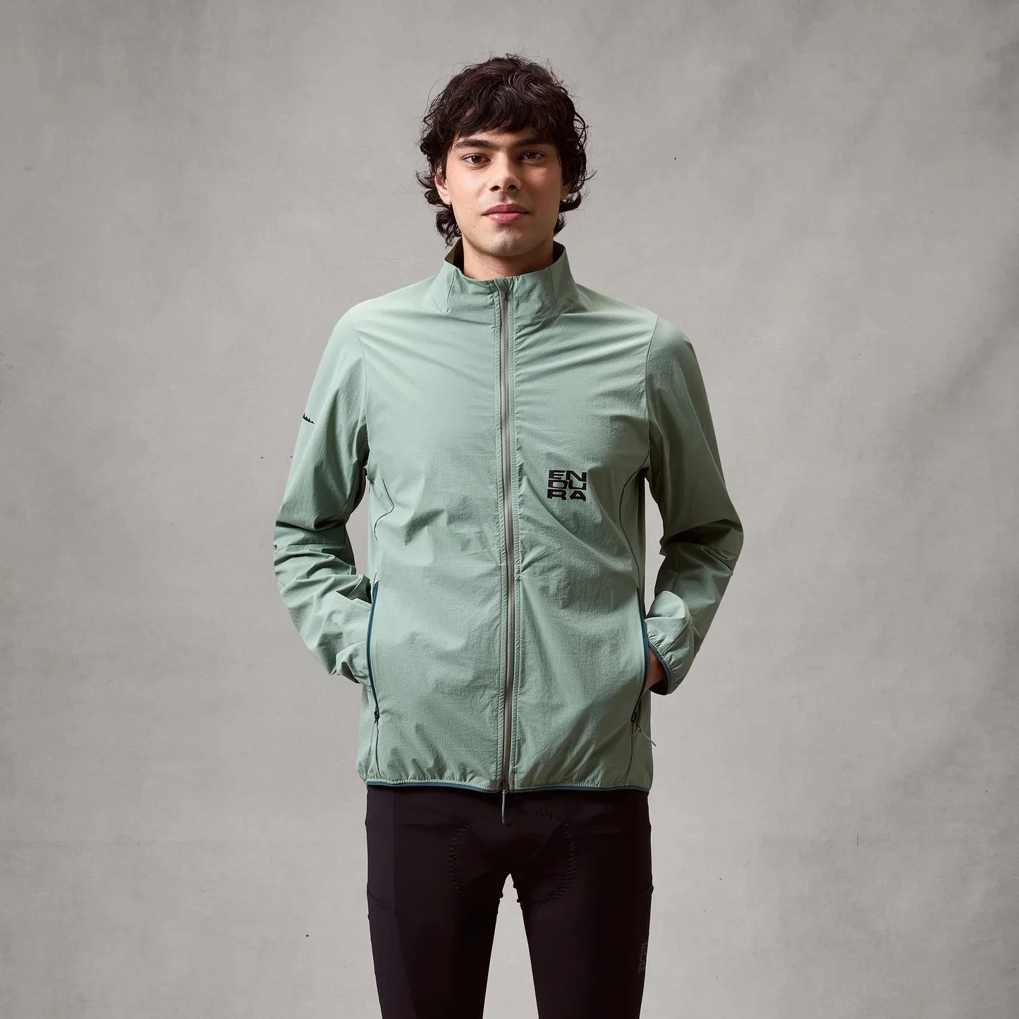 Kurtka ENDURA ALLTRACK RIDE PACKABLE Jacket Green - Image 4