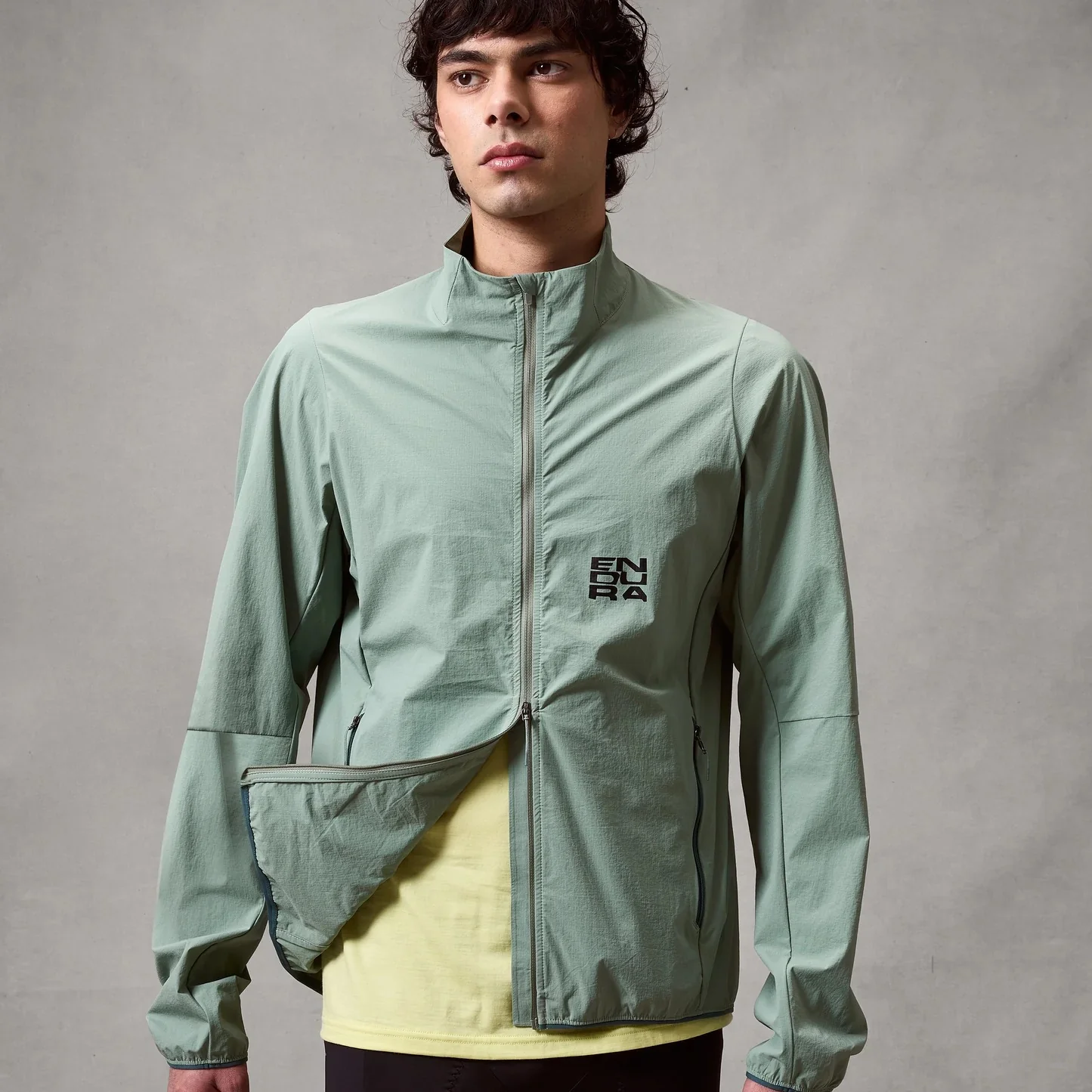 Kurtka ENDURA ALLTRACK RIDE PACKABLE Jacket Green - Image 5