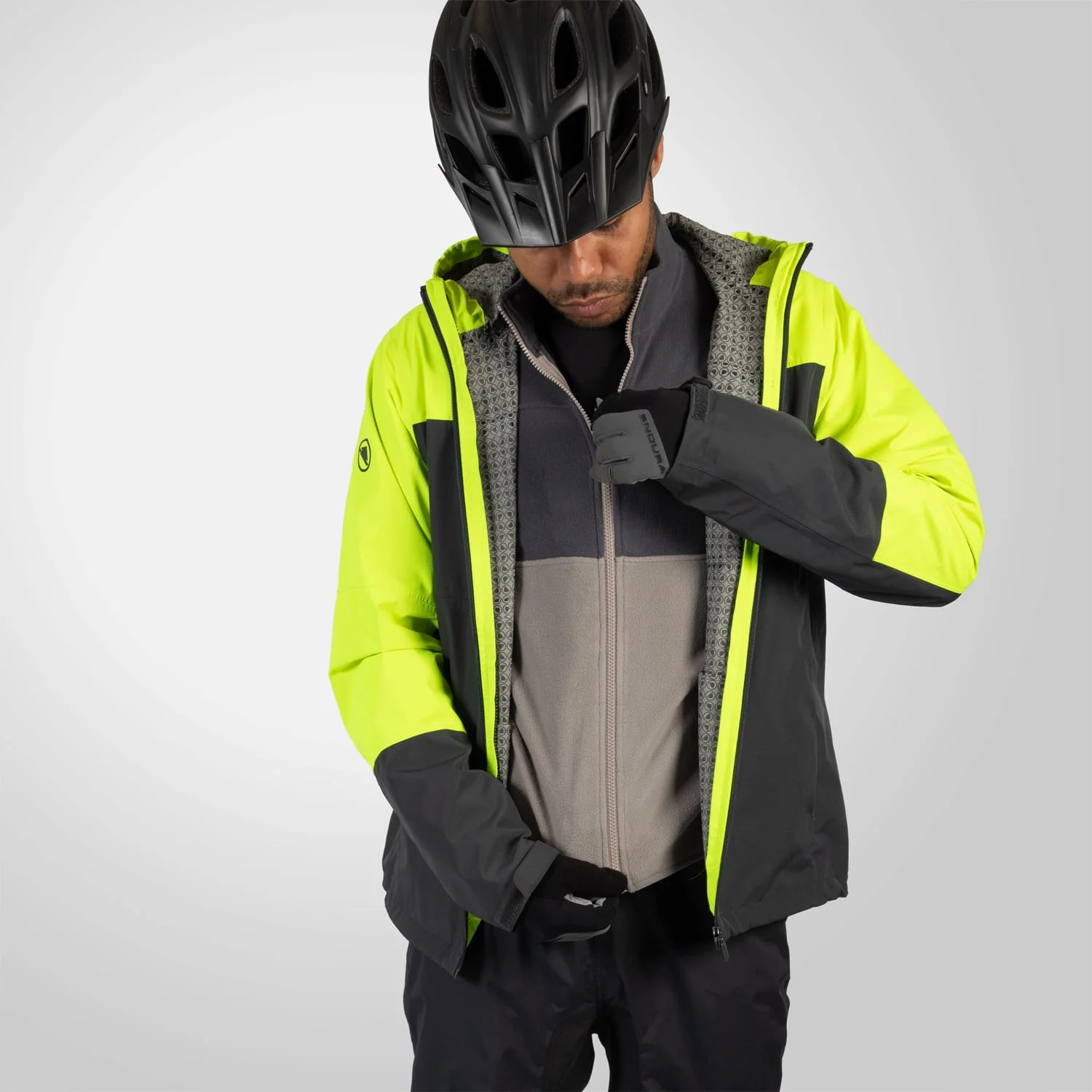 Kurtka ENDURA HUMMVEE 3-IN-1 WATERPROOF Jacket Yellow - Image 3
