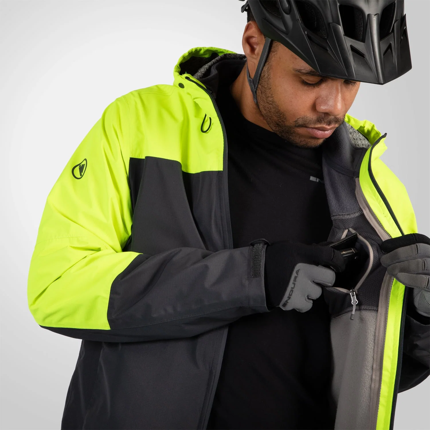 Kurtka ENDURA HUMMVEE 3-IN-1 WATERPROOF Jacket Yellow - Image 5