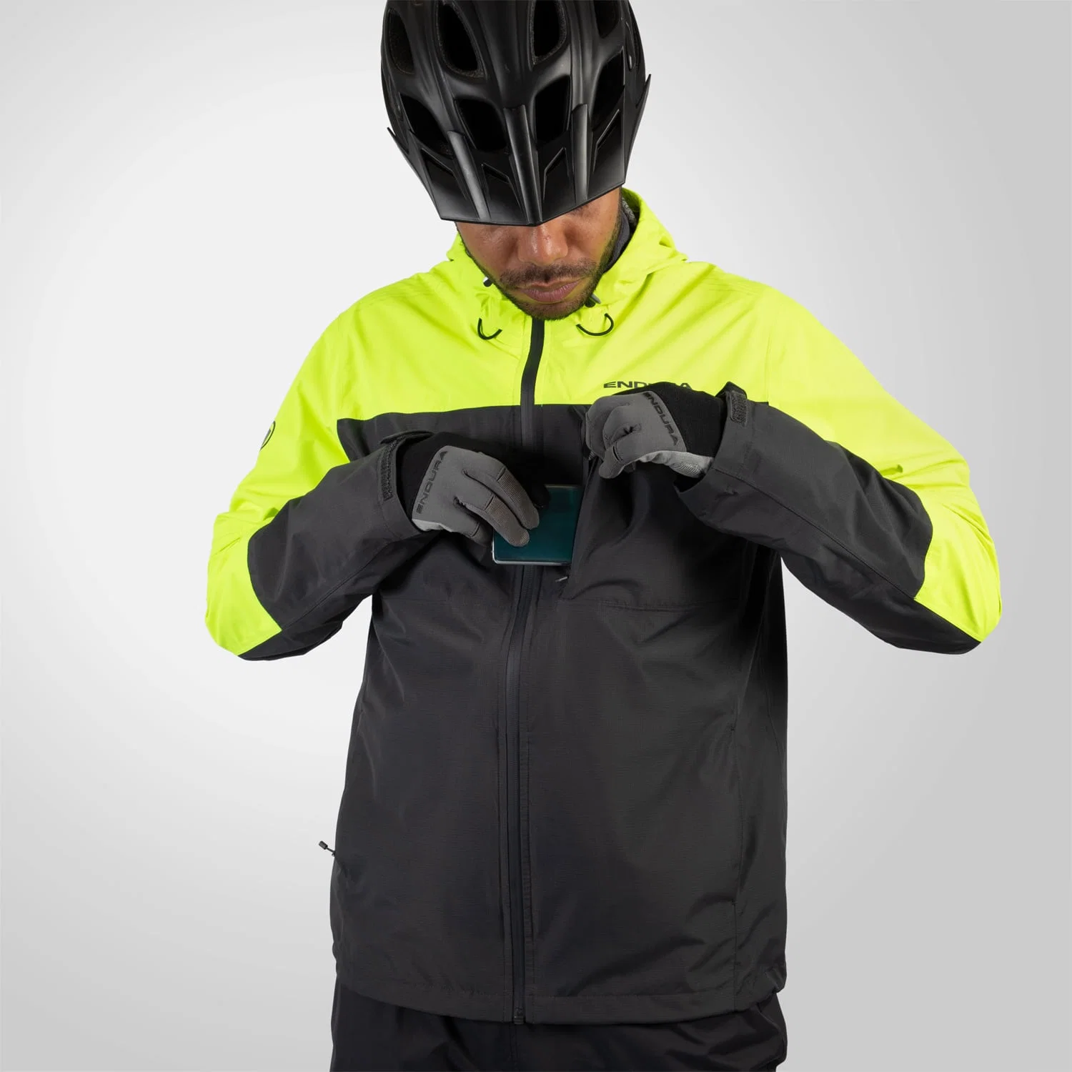 Kurtka ENDURA HUMMVEE 3-IN-1 WATERPROOF Jacket Yellow - Image 7