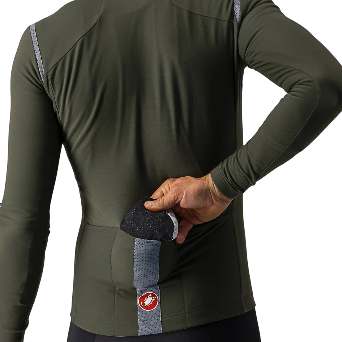 Kurtka przeciwdeszczowa CASTELLI EMERGENCY 2 RAIN Jacket Black - Image 3