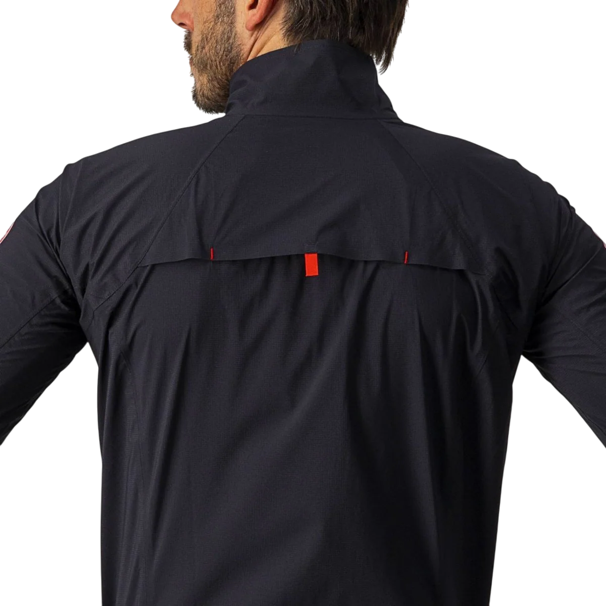 Kurtka przeciwdeszczowa CASTELLI EMERGENCY 2 RAIN Jacket Black - Image 4