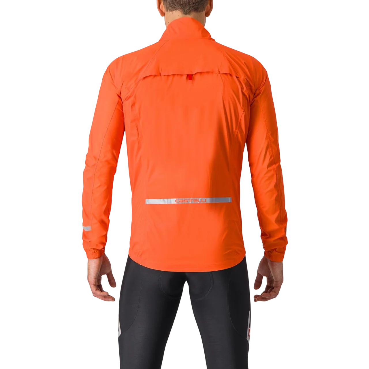 Kurtka przeciwdeszczowa CASTELLI EMERGENCY 2 RAIN Jacket Orange - Image 2