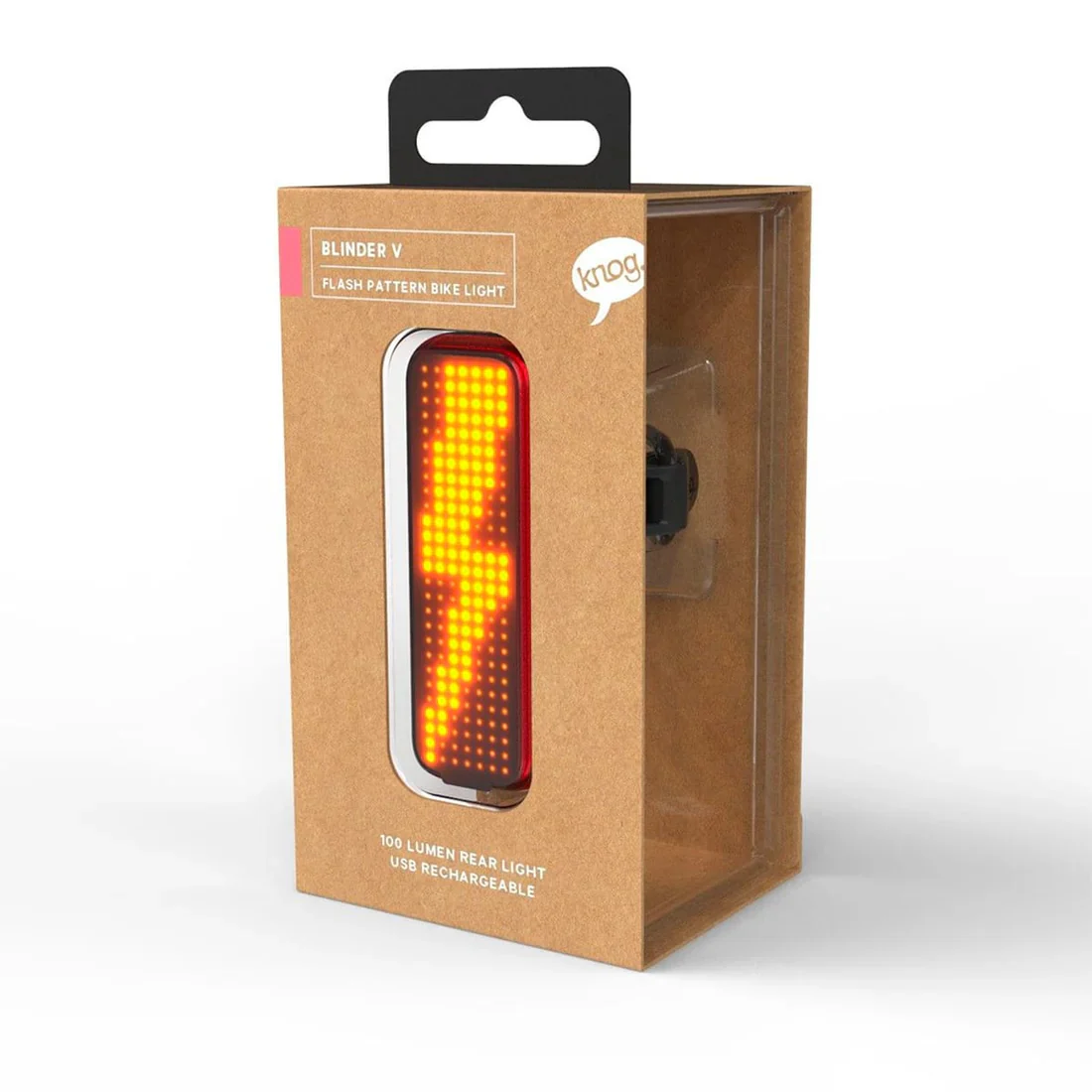 Lampa tylna KNOG BLINDER V - Bolt - czarna - Image 2
