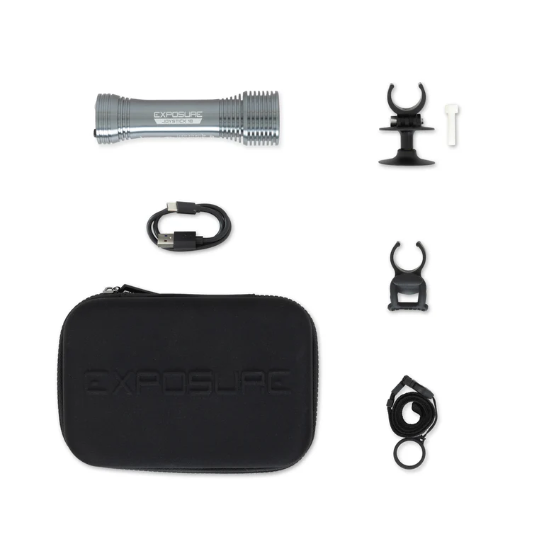 ŚWIATŁA EKSPOZYCYJNE Światło przednie JOYSTICK 18 z uchwytem na kask/bracket - Image 3