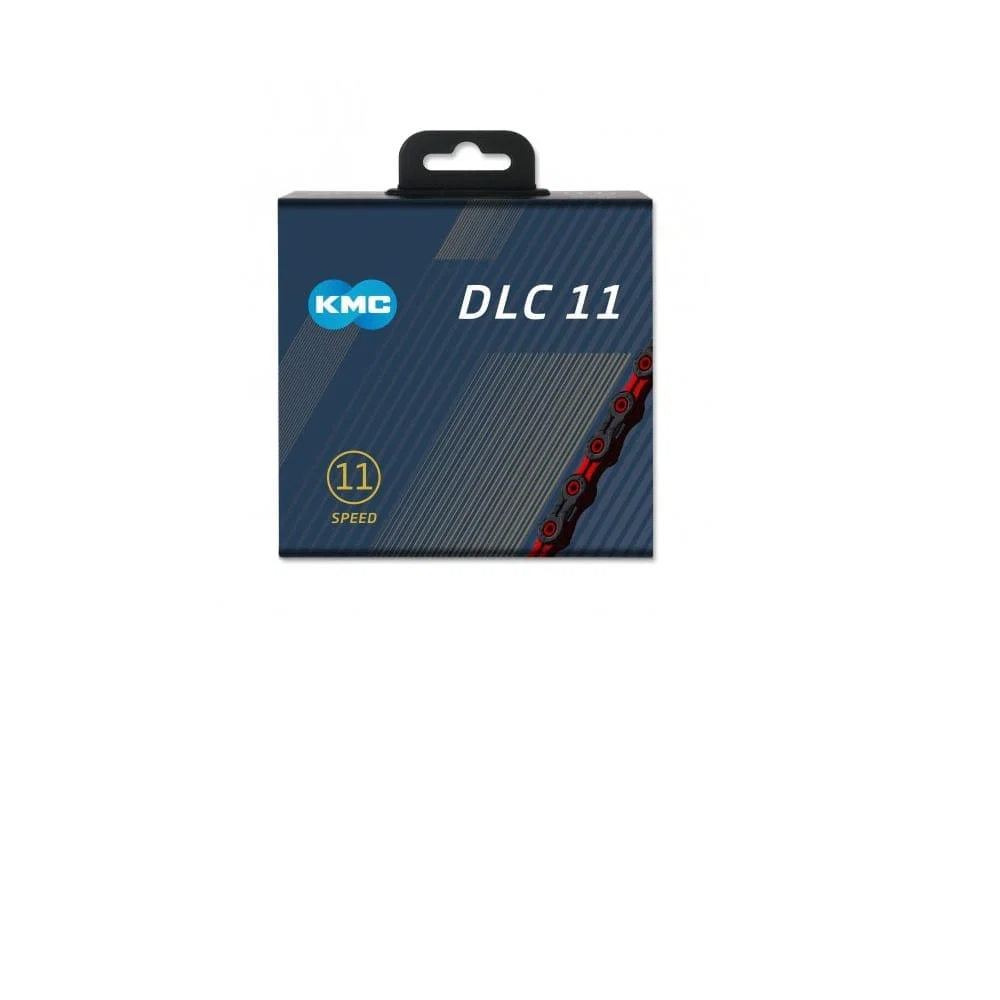 Łańcuch 11V KMC DLC11 czarny/czerwony - Image 2