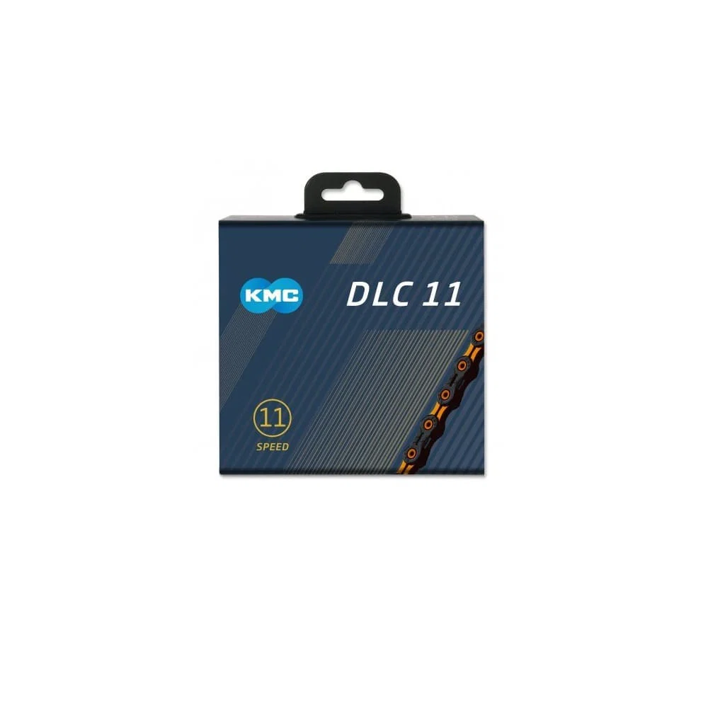 Łańcuch 11V KMC DLC11 czarny/pomarańczowy - Image 2