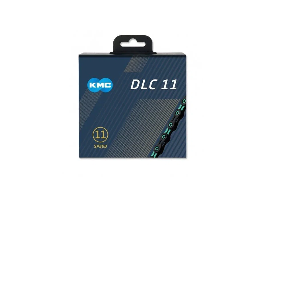 Łańcuch 11V KMC DLC11 czarny/turkusowy - Image 2