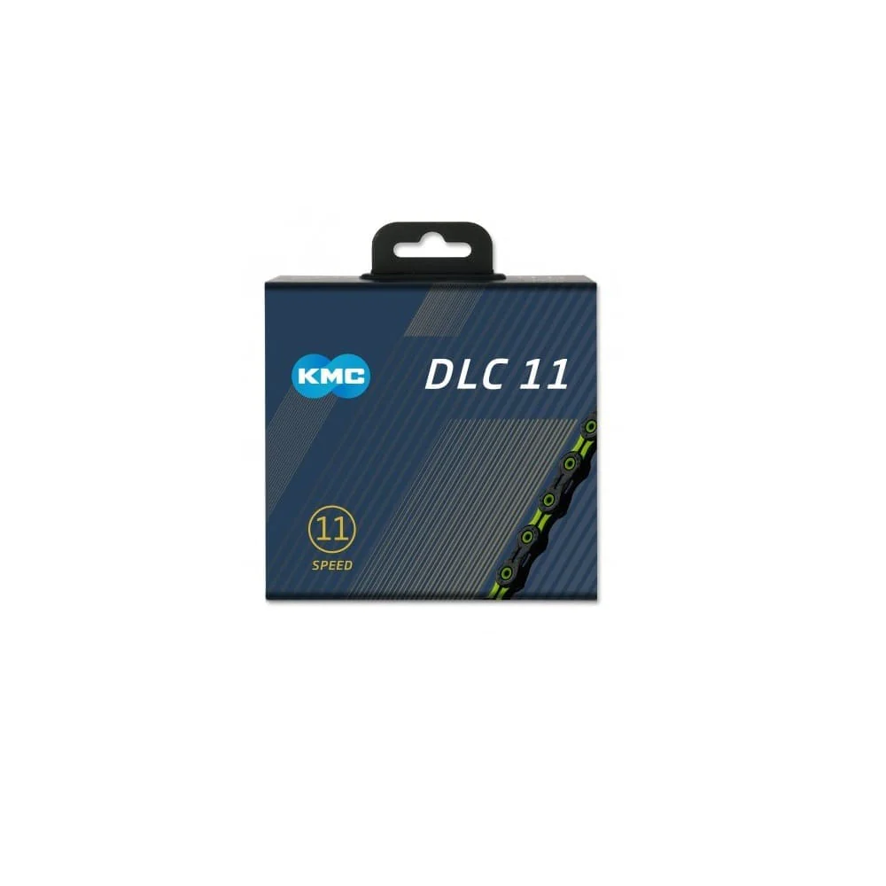Łańcuch 11V KMC DLC11 czarny/zielony - Image 2