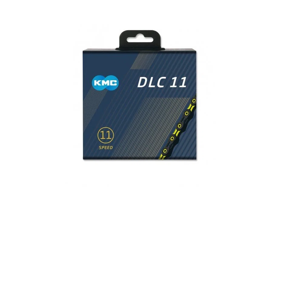 Łańcuch 11V KMC DLC11 czarny/żółty - Image 2
