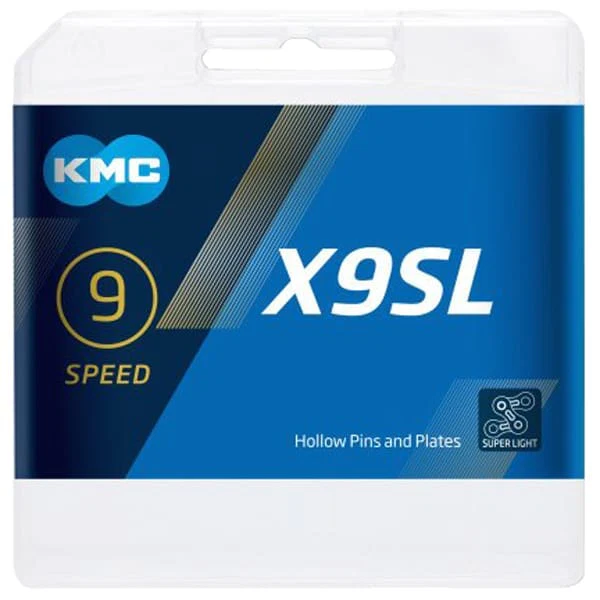 Łańcuch 9V KMC X9SL Ti-N Gold - Image 2