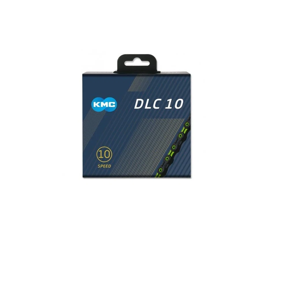 Łańcuch KMC DLC10 10V czarny/zielony - Image 2