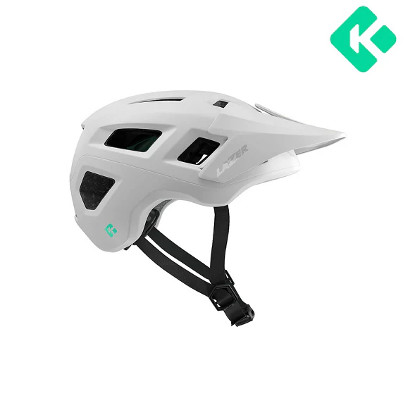 LAZER COYOTTE KINETICORE Kask MTB matowy biały